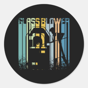 Sticker Rond Vintage Retro