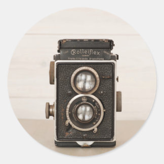 Sticker Rond Vintage Rolleiflex