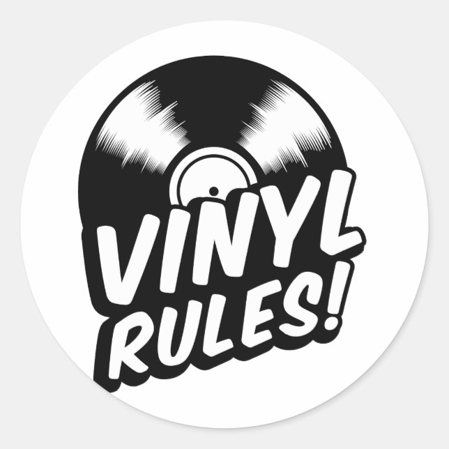 Sticker Rond vinyle (Devant)