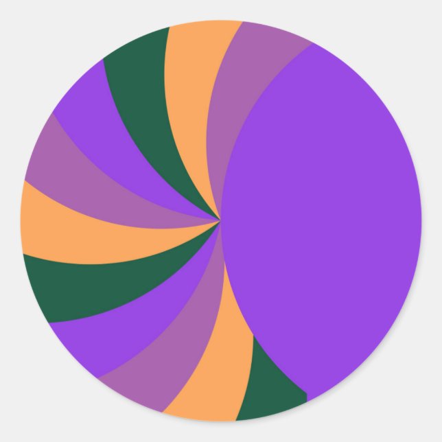 Sticker Rond Violet (Devant)