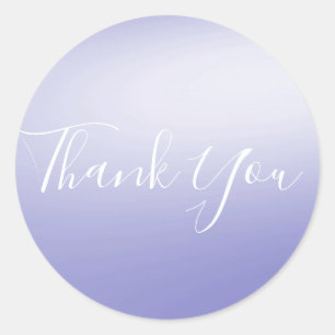 Sticker Rond Violet Lavande Pourpre Bleu Brillant Faveur de Fêt