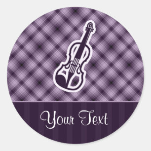 Sticker Rond Violet violet