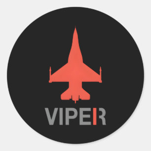 Sticker Rond Viper F-16