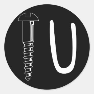 Sticker Rond Vissez-vous