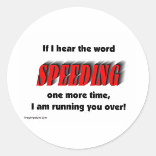 Sticker Rond vitesse