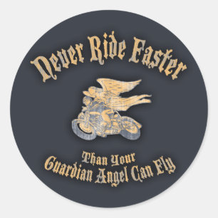 Sticker Rond Vitesse Angel