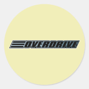 Sticker Rond Vitesse surmultipliée - slogan d'automobile de
