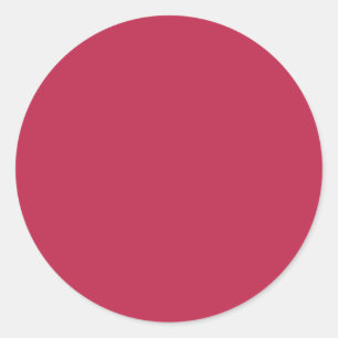 Sticker Rond Viva Magenta couleur solide
