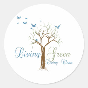 Sticker Rond VivreVert