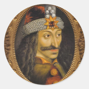 Sticker Rond Vlad l'autocollant d'Impaler