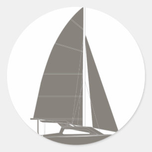 Sticker Rond Voiles