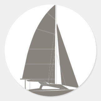 Sticker Rond Voiles