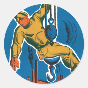 Sticker Rond Voir l'Union soviétique en devenir