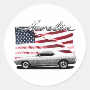Sticker Rond Voiture de muscle du javelot AMX