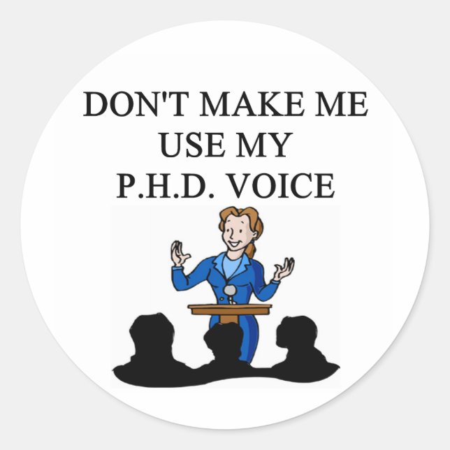 Sticker Rond Voix PHD (Devant)
