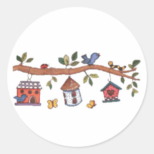 Sticker Rond Volières