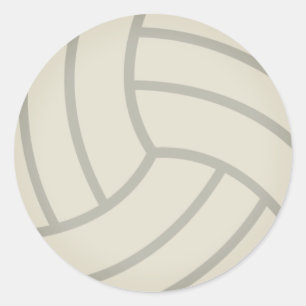 Sticker Rond Volley-Ball Emoji