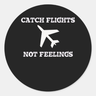 Sticker Rond Vols Catch Pas Sentiments
