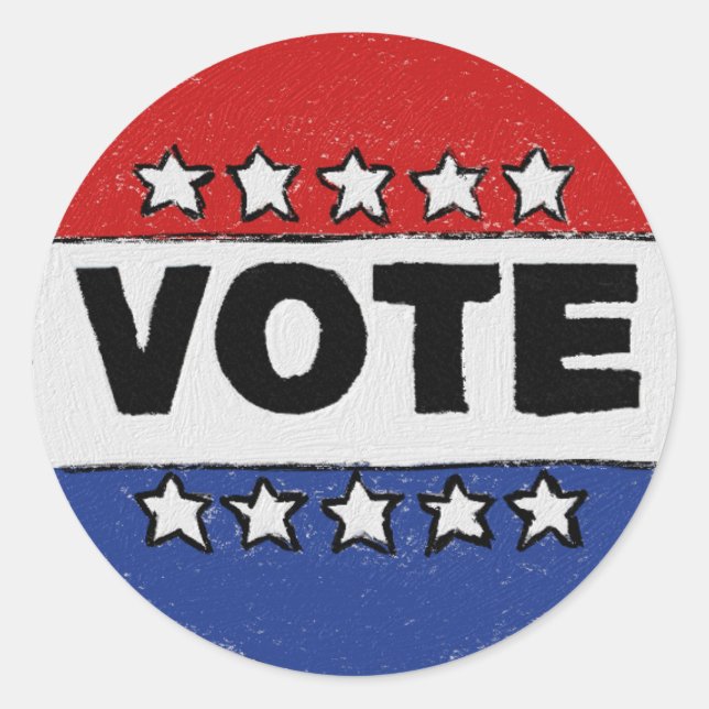 Sticker Rond Vote (Devant)