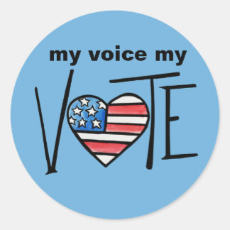 STICKER ROND VOTE