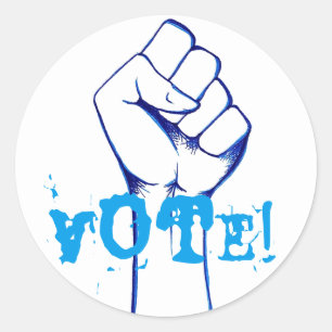 Sticker Rond Vote !