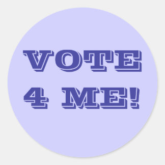 STICKER ROND VOTE 4 MOI !