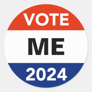 Sticker Rond Vote personnel Campagne électorale présidentielle