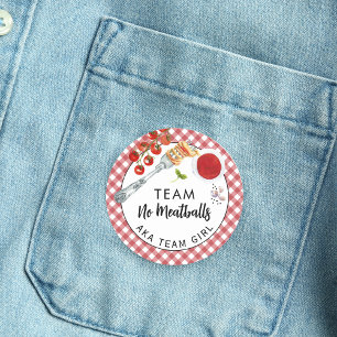 Sticker Rond Vote pour la fête de révélation du sexe de la fill