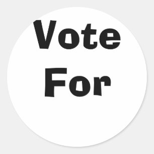 Sticker Rond Voter pour