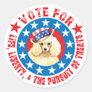Sticker Rond Voter pour les canicules miniatures
