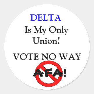 STICKER ROND VOTEZ AUCUN MOYEN POUR AINSI DIRE...
