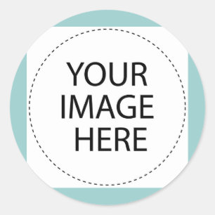 Sticker Rond Votre image Ici mère oie modèle