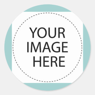 Sticker Rond Votre image Ici mère oie modèle