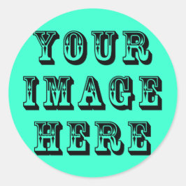 Sticker Rond Votre image sur