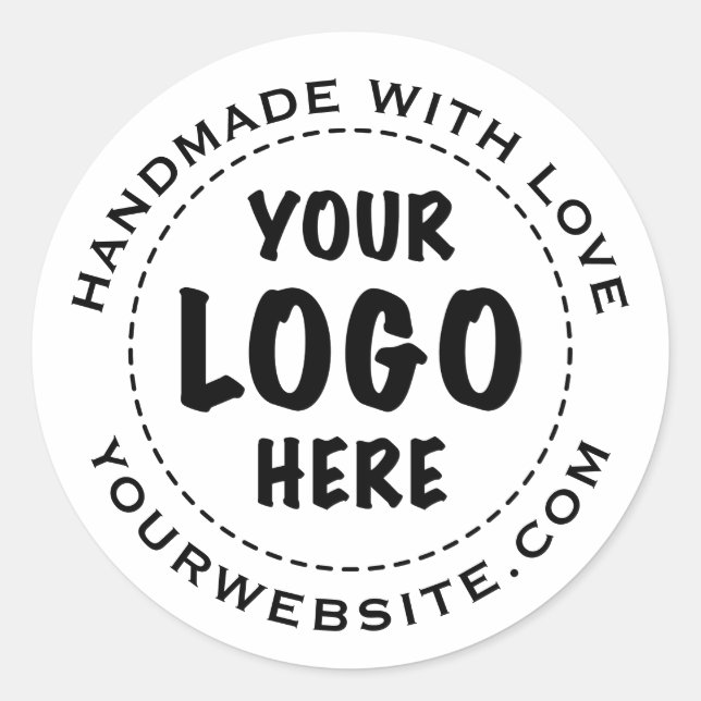 Sticker Rond Votre logo Cercle sur mesure (Devant)