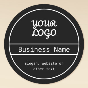 Sticker Rond Votre logo Conception d'entreprise unique et mod