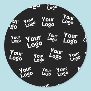 Sticker Rond Votre logo de design ou d'entreprise Placement a