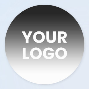 Sticker Rond Votre logo et le dégradé de couleur modifiable mod