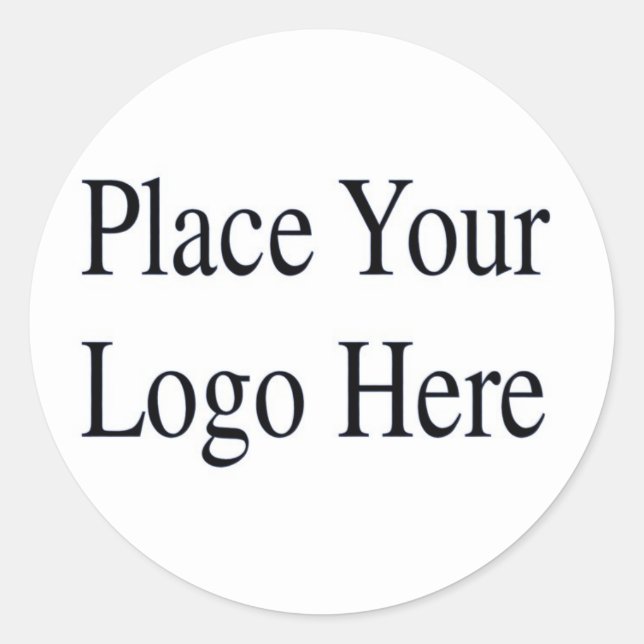 Sticker Rond Votre logo ici (Devant)