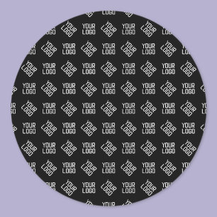 Sticker Rond Votre logo Logo alternatif unique ou design