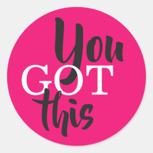 Sticker Rond Vous Avez Cette Motivation