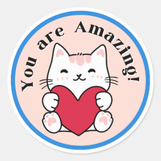 Sticker Rond vous êtes extraordinaire