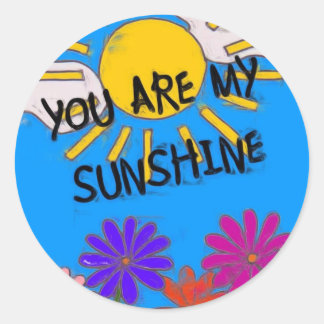 Sticker Rond Vous Êtes Mon Soleil