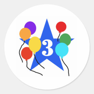 Sticker Rond Vous êtes The Star 3rd Birthday
