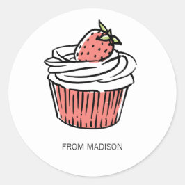 Sticker Rond Vous êtes un chevalet de Saint-Valentin