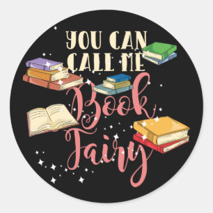 Sticker Rond Vous Pouvez M'Appeler Réserver Fairy Nerd
