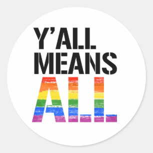 Sticker Rond Vous voulez dire tout