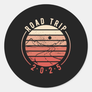 Sticker Rond Voyage 2025 2