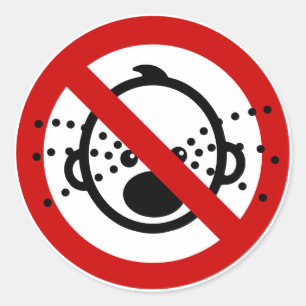 Sticker Rond VOYAGE NO Cry Baby ⚠ Aéroport thaïlandais ⚠