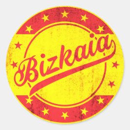 Sticker Rond Voyageur mondial - Espagne - Bizkaia | Biscay